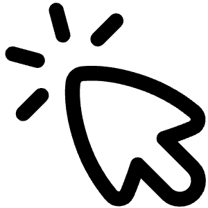 Cursor Click Icon from Flex Line - Free Set