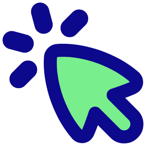 Cursor Click Icon from Flex Pop - Free Set
