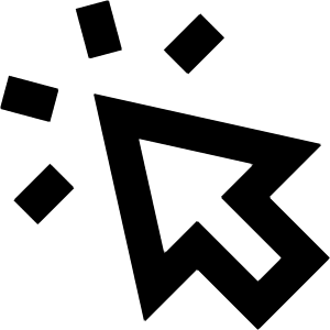 Cursor Click Icon from Sharp Remix - Free Set