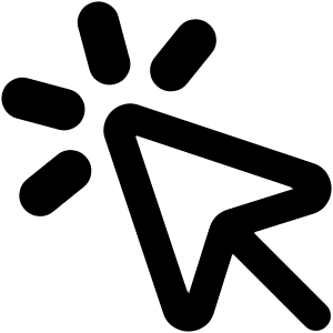 Cursor Click Icon from Core Remix - Free Set