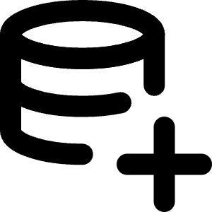 Database Add 1 Icon from Micro Line - Free Set