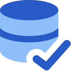 Database Check Icon from Core Flat - Free Set