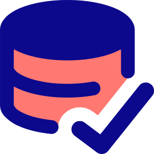 Database Check Icon from Core Pop - Free Set