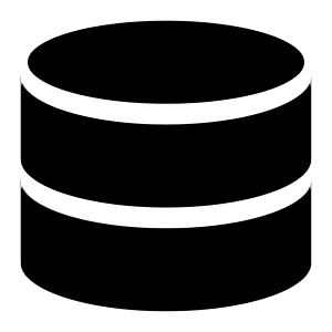 Database Icon from Sharp Solid - Free Set