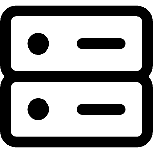 Database Server 1 Icon from Core Line - Free Set