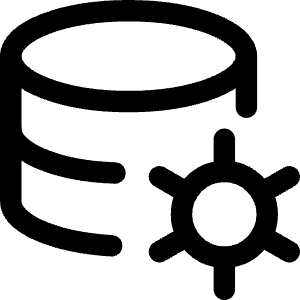 Database Setting Icon from Core Line - Free Set