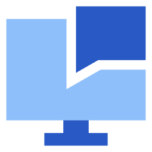 Desktop Chat Icon from Sharp Flat - Free Set