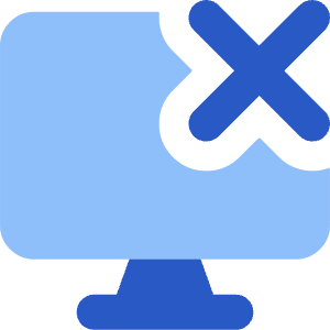 Desktop Delete Icon from Core Flat - Free Set