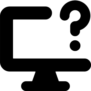 Desktop Help Icon from Core Solid - Free Set