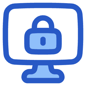 Desktop Lock Icon from Plump Duo - Free Set