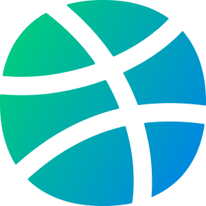 Dribble Logo Icon from Flex Gradient - Free Set