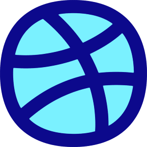 Dribble Logo Icon from Flex Pop - Free Set