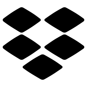 Dropbox Icon from Plump Solid - Free Set