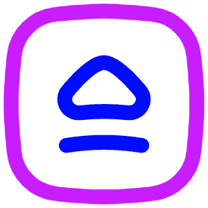 Eject Square Icon from Flex Neon - Free Set