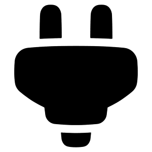 Electric Cord 1 Icon from Plump Solid - Free Set