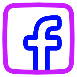 Facebook 1 Icon from Plump Neon - Free Set