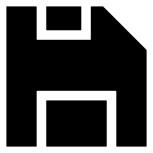 Floppy Disk Icon from Sharp Solid - Free Set