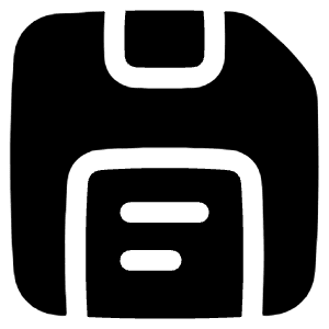 Floppy Disk Icon from Plump Solid - Free Set