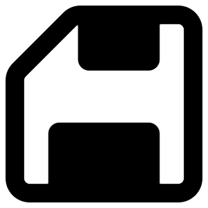Floppy Disk Icon from Core Remix - Free Set