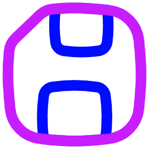 Floppy Disk Icon from Flex Neon - Free Set