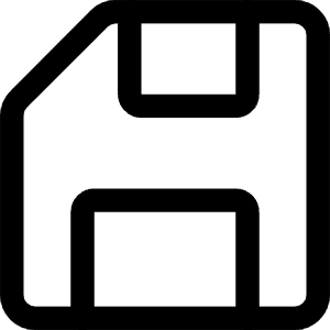 Floppy Disk Icon from Core Line - Free Set