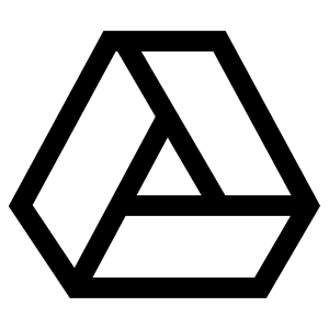Google Drive Icon from Sharp Line - Free Set