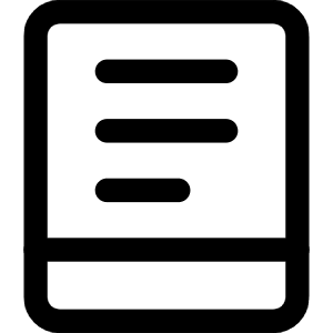 Hand Held Icon from Core Line - Free Set