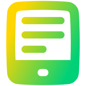 Hand Held Icon from Plump Gradient - Free Set