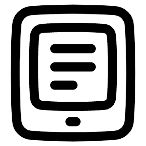 Hand Held Icon from Plump Line - Free Set