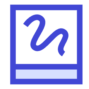 Hand Held Tablet Drawing Icon from Sharp Duo - Free Set
