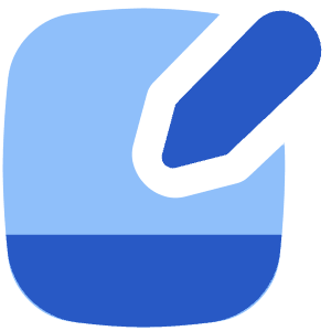 Hand Held Tablet Writing Icon from Flex Flat - Free Set