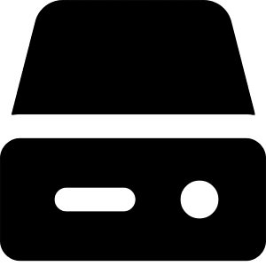 Hard Drive 1 Icon from Core Solid - Free Set