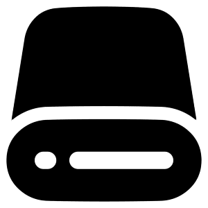 Hard Drive 2 Icon from Plump Solid - Free Set