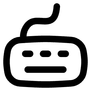 Keyboard Icon from Flex Line - Free Set