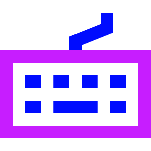 Keyboard Icon from Sharp Neon - Free Set