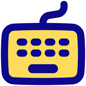 Keyboard Icon from Plump Pop - Free Set