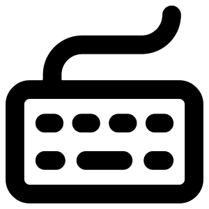 Keyboard Icon from Core Remix - Free Set