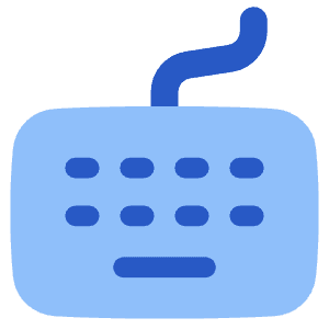 Keyboard Icon from Plump Flat - Free Set