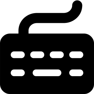 Keyboard Icon from Core Solid - Free Set