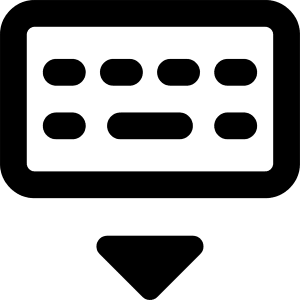 Keyboard Virtual Icon from Core Remix - Free Set