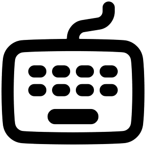 Keyboard Icon from Plump Remix - Free Set