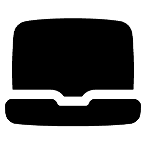 Laptop Icon from Plump Solid - Free Set