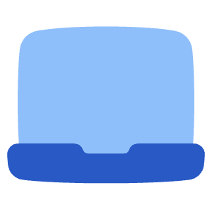 Laptop Icon from Plump Flat - Free Set