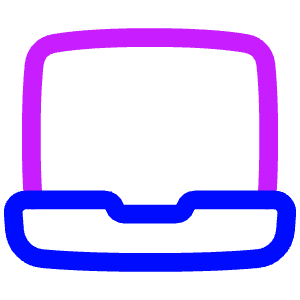 Laptop Icon from Plump Neon - Free Set
