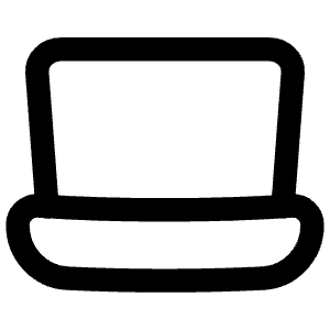 Laptop Icon from Flex Line - Free Set