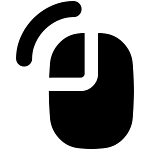 Left Click Icon from Flex Solid - Free Set