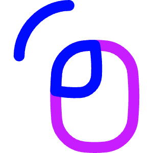Left Click Icon from Flex Neon - Free Set
