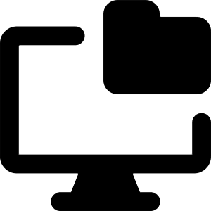 Local Storage Folder Icon from Core Remix - Free Set