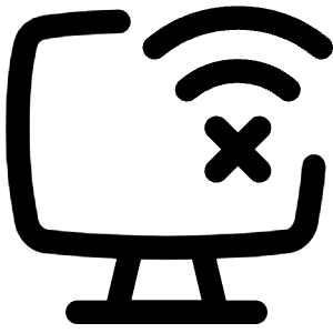 Monitor Error Icon from Flex Line - Free Set