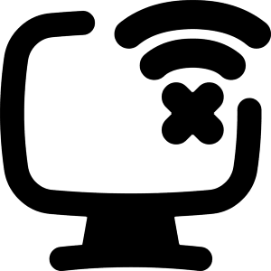 Monitor Error Icon from Flex Remix - Free Set